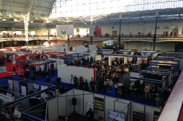 A variety of stands at the Exhibition