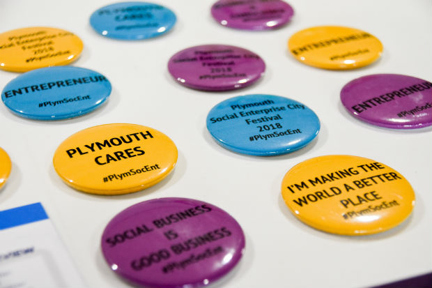 Plymouth Social Enterprise Badges